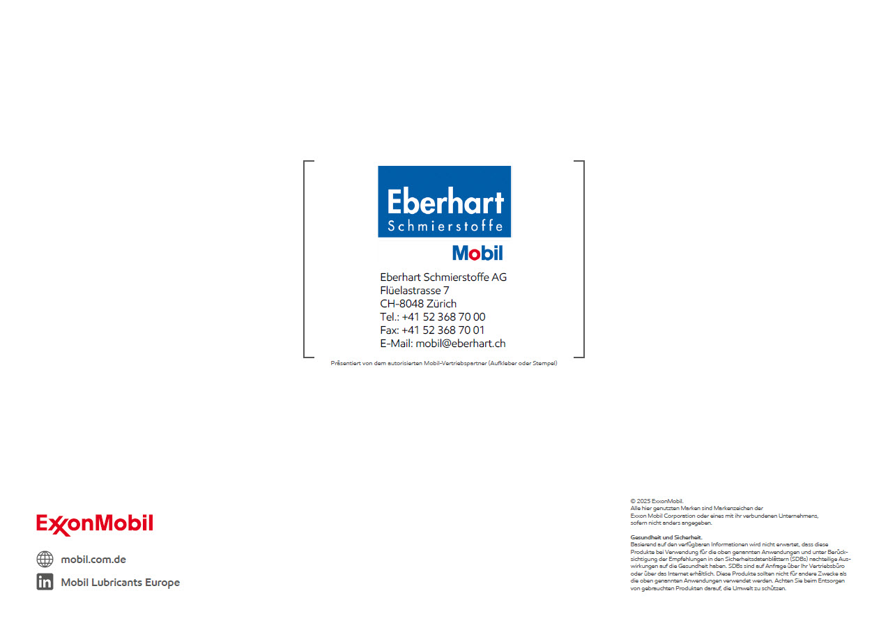 Mobil Hydrauliköl Broschüre Seite 5 letzte