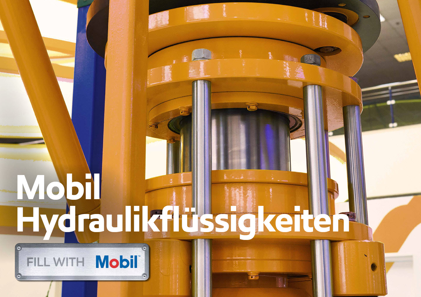 Mobil Hydrauliköl Broschüre Titelseite